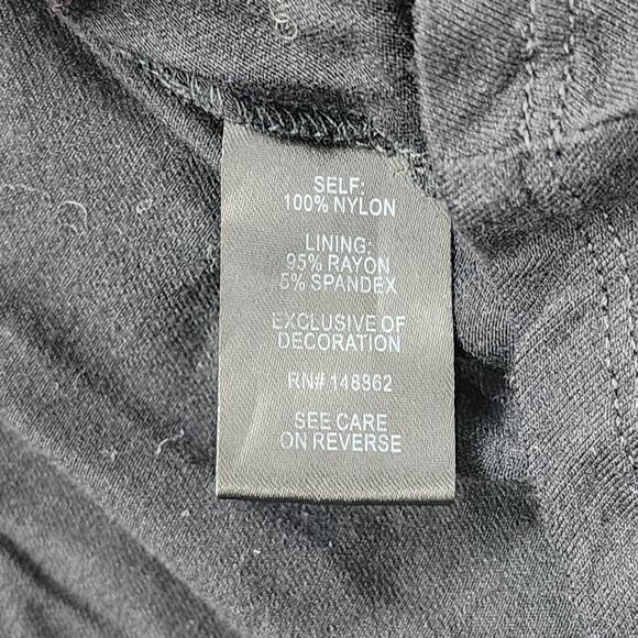 Torrid Skirt Womens 1  Plus Size 1 1X Black Lace Pleated Pull On Midi Lined - Picture 4 of 9